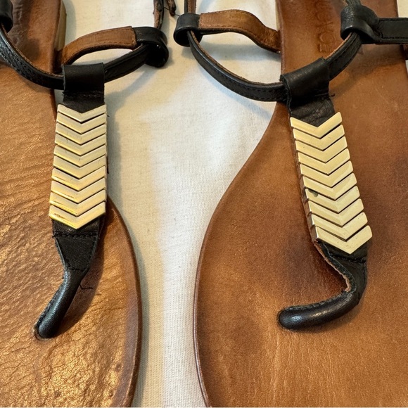 Miz Mooz Nuovo 39 Boho Gladiator Sandals Flats US 8.5 - Picture 4 of 8